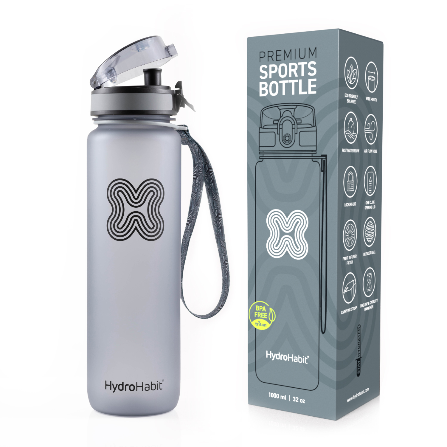Hydro Habit Premium Sport Bottle